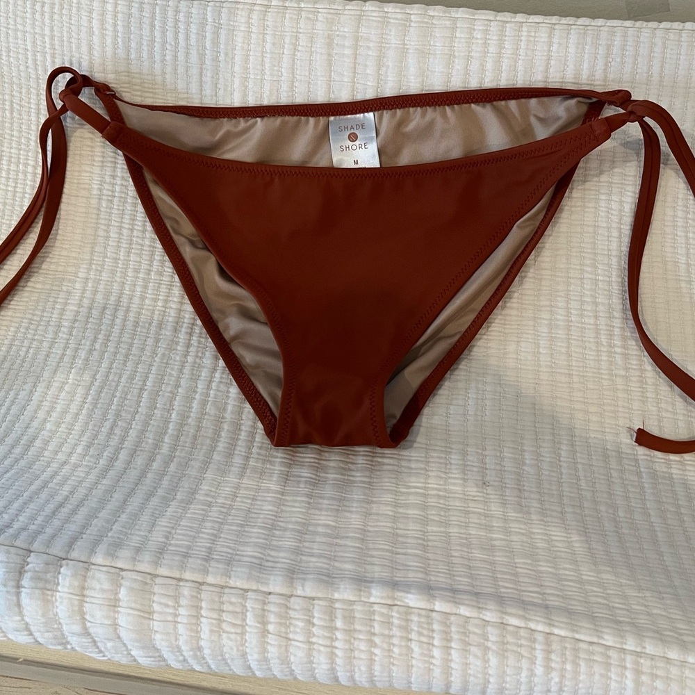 Target Shade & Shore Terracotta Bikini Bottom (worn once)